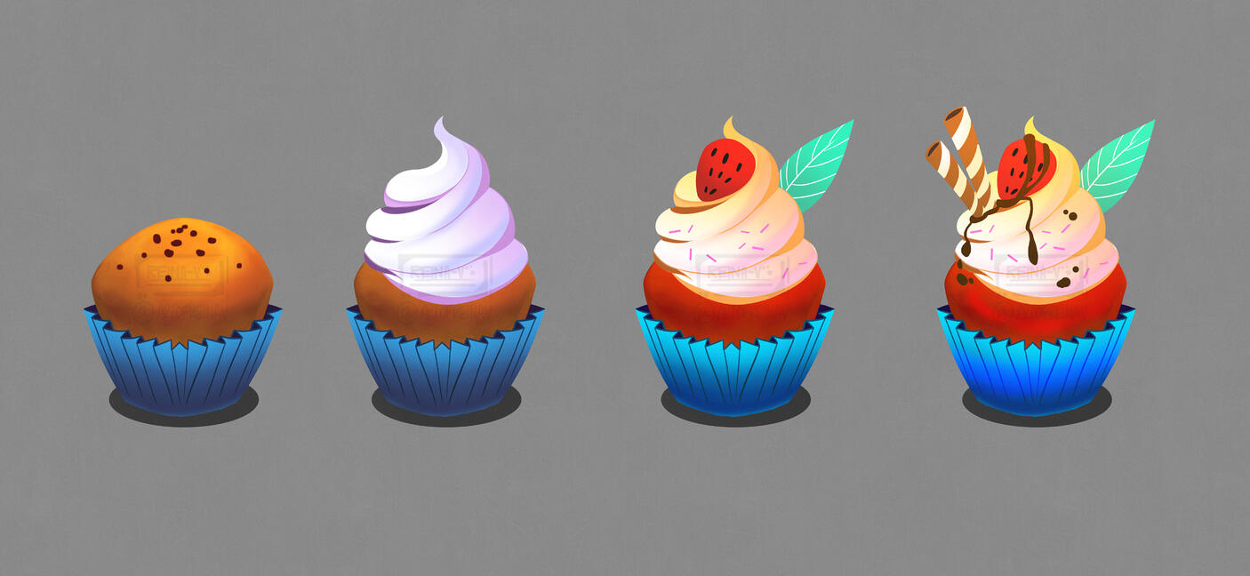 Cupcake evolution Cupcake evolution