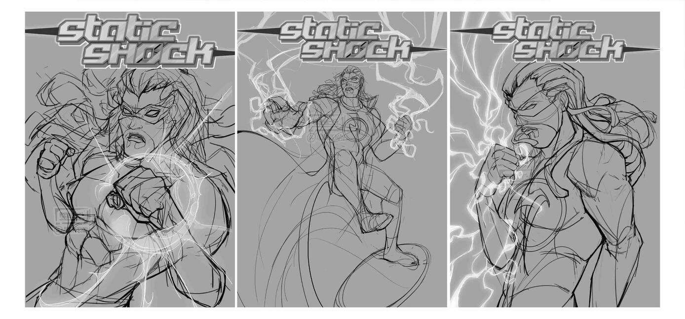 Old Man Static Sketches