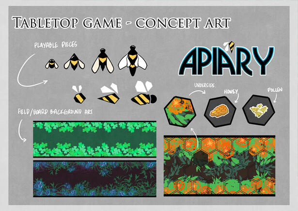 Apiary - Tabletop Game Concept Apiary - Tabletop Game Concept