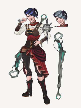 'Olivia the Demon' Character Design 'Olivia the Demon' Character Design