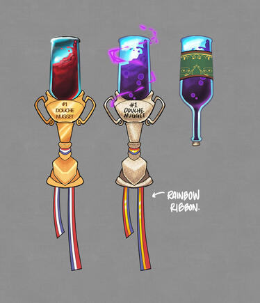 Bottled Liquor Mace Weapon