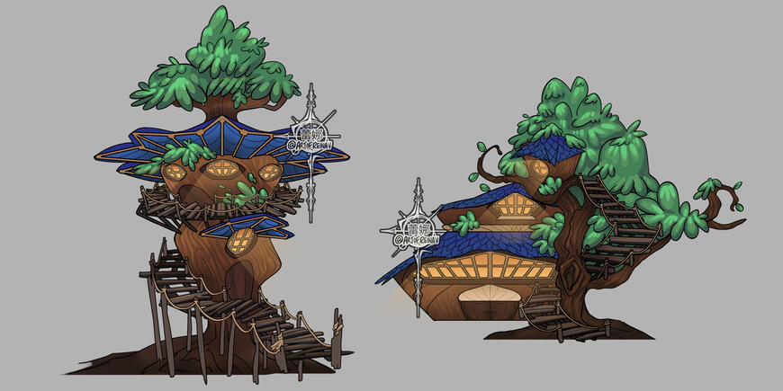 Tree building designs