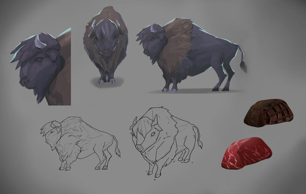 Long Dark - Bison Design