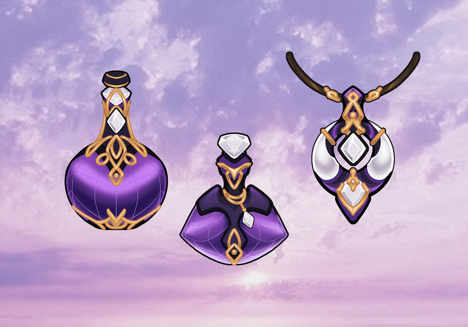 Purple Potion set