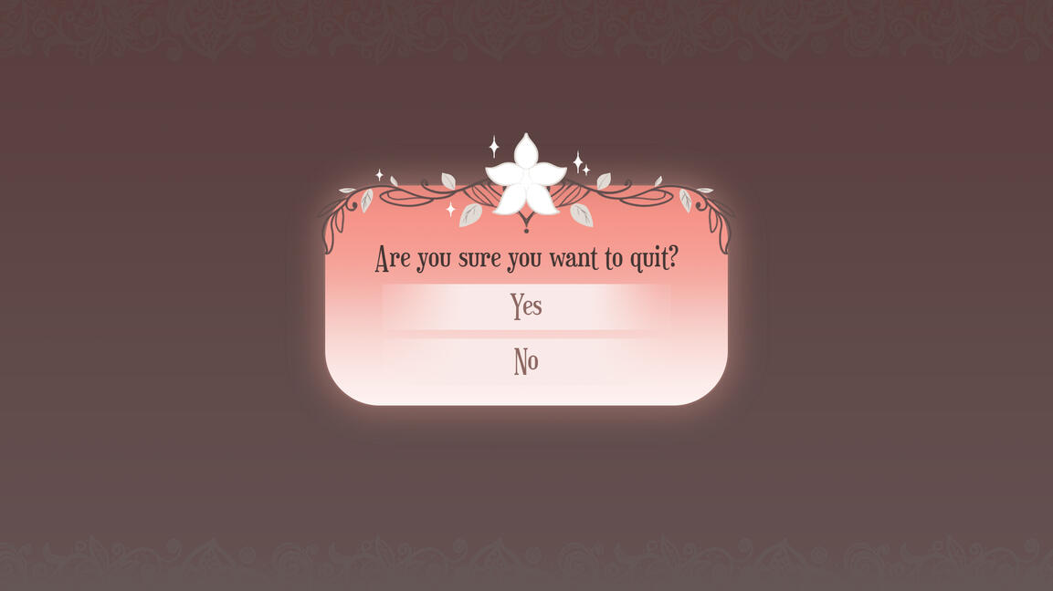 Quit Menu Screen Quit Menu Screen