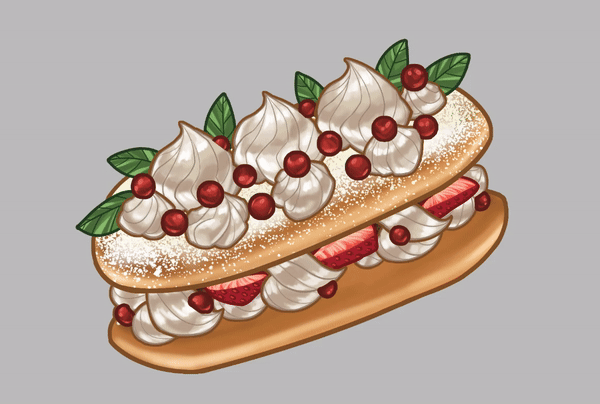 Eclair Eating gif Eclair Eating gif